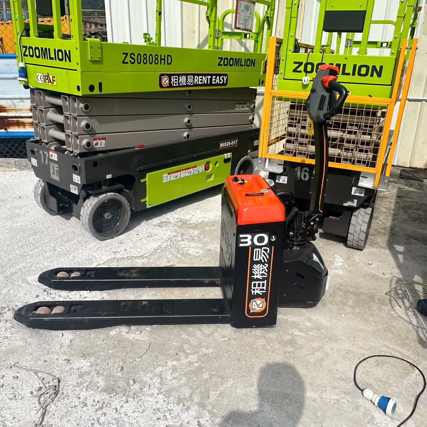 Rent Easy 3噸電唧車租用實物相片